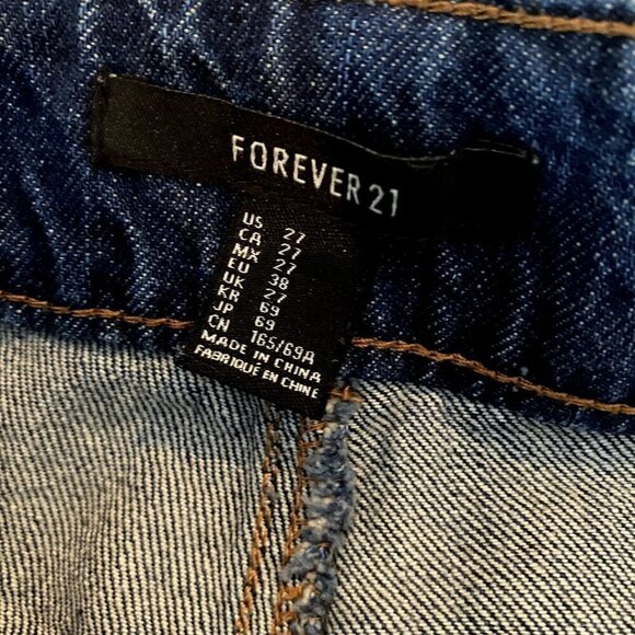 Forever 21 Distressed Jean Shorts 27 - Picture 2 of 6